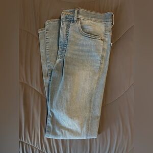 Express Women's High Rise Light Blue Jeans